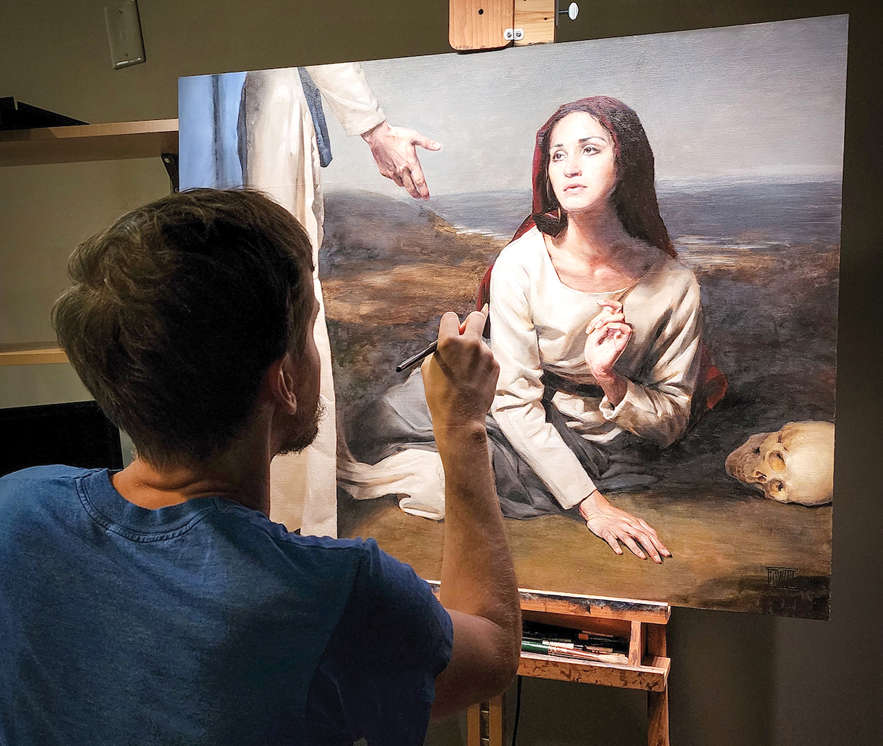 Artist: Painting of Mary Magdalen reminds us of our mortality and ...